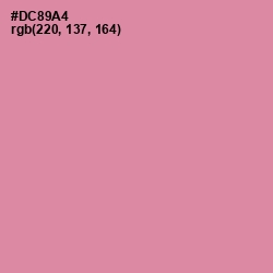 #DC89A4 - Can Can Color Image