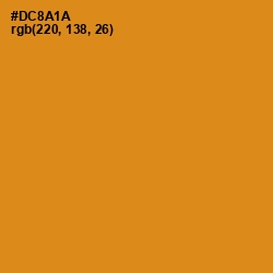 #DC8A1A - Geebung Color Image