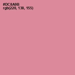 #DC8A9B - Puce Color Image