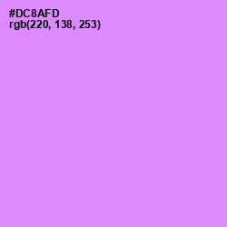 #DC8AFD - Lavender Magenta Color Image