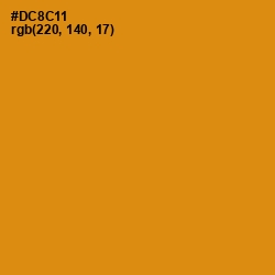 #DC8C11 - Geebung Color Image
