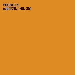 #DC8C23 - Brandy Punch Color Image