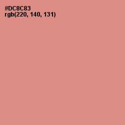 #DC8C83 - My Pink Color Image