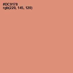 #DC9178 - Burning Sand Color Image