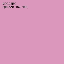 #DC98BC - Careys Pink Color Image