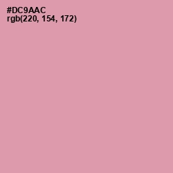 #DC9AAC - Careys Pink Color Image