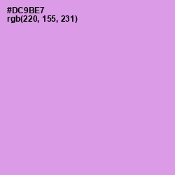 #DC9BE7 - Light Orchid Color Image