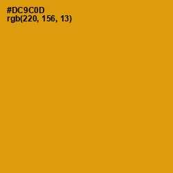 #DC9C0D - Geebung Color Image