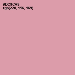 #DC9CA9 - Careys Pink Color Image