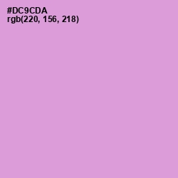 #DC9CDA - Light Orchid Color Image