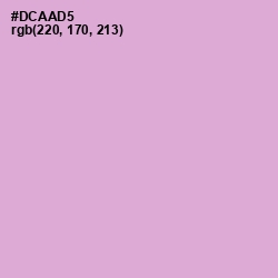 #DCAAD5 - Thistle Color Image