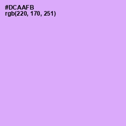 #DCAAFB - Perfume Color Image