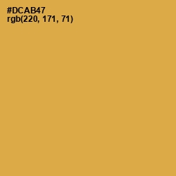 #DCAB47 - Roti Color Image