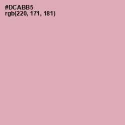 #DCABB5 - Blossom Color Image