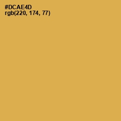 #DCAE4D - Turmeric Color Image