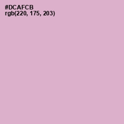 #DCAFCB - Thistle Color Image