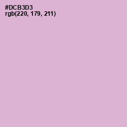 #DCB3D3 - Thistle Color Image