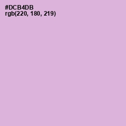 #DCB4DB - Thistle Color Image