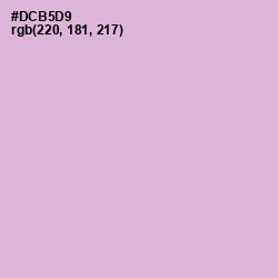 #DCB5D9 - Thistle Color Image