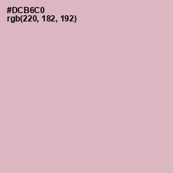 #DCB6C0 - Thistle Color Image