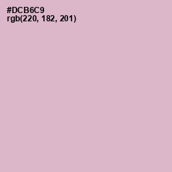 #DCB6C9 - Thistle Color Image