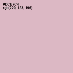 #DCB7C4 - Thistle Color Image