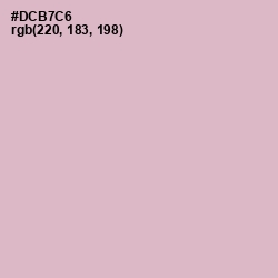 #DCB7C6 - Thistle Color Image