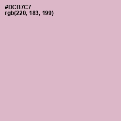 #DCB7C7 - Thistle Color Image