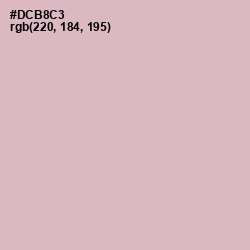 #DCB8C3 - Thistle Color Image