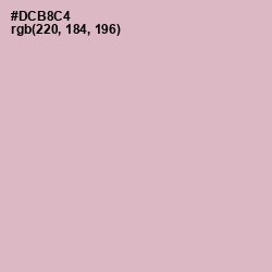 #DCB8C4 - Thistle Color Image