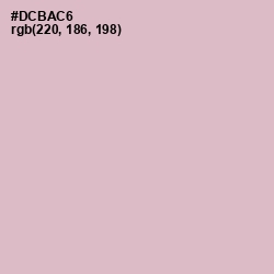 #DCBAC6 - Thistle Color Image