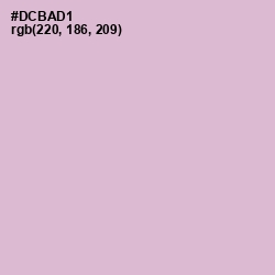 #DCBAD1 - Thistle Color Image