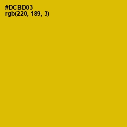 #DCBD03 - Galliano Color Image