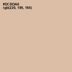 #DCBDA6 - Vanilla Color Image