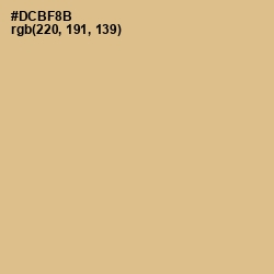 #DCBF8B - Straw Color Image