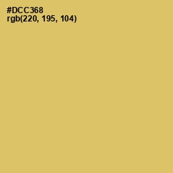 #DCC368 - Tacha Color Image