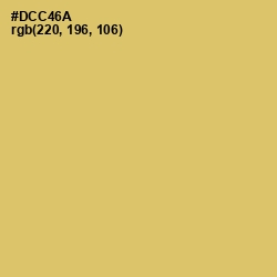 #DCC46A - Tacha Color Image