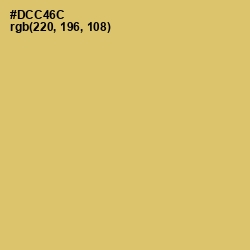 #DCC46C - Chenin Color Image