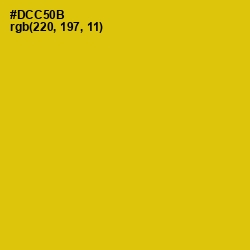 #DCC50B - Bird Flower Color Image