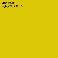 #DCC807 - Bird Flower Color Image