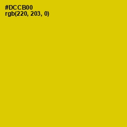 #DCCB00 - Bird Flower Color Image