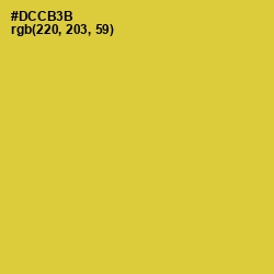 #DCCB3B - Golden Dream Color Image