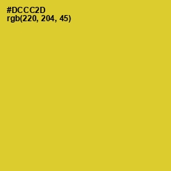 #DCCC2D - Sunflower Color Image