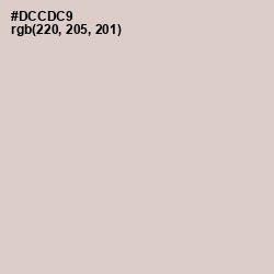 #DCCDC9 - Wafer Color Image