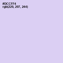 #DCCFF4 - Moon Raker Color Image