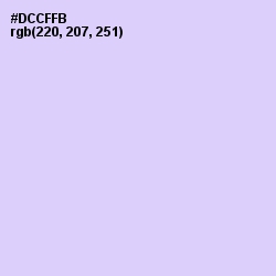 #DCCFFB - Moon Raker Color Image