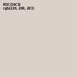 #DCD0CB - Timberwolf Color Image