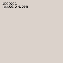 #DCD2CC - Timberwolf Color Image