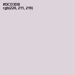 #DCD3DB - Swiss Coffee Color Image