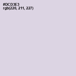 #DCD3E3 - Geyser Color Image